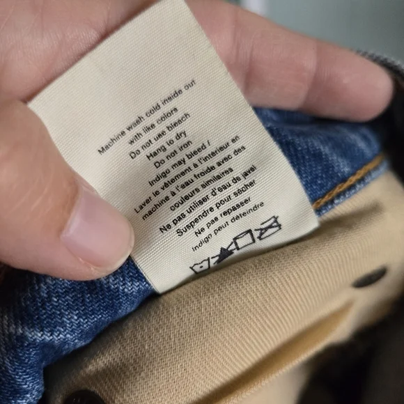 Rag & Bone Rosa Mid-Rise Boyfriend Jeans Holes Jonas Blue Denim Wash Button Fly - Picture 7 of 9